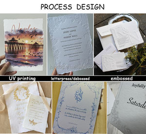 ซองฟอยล์สีทอง L + <span class=keywords><strong>R</strong></span> สำหรับงานแต่งงานซองพิมพ์ลายดอกไม้ลายนูนปิดผนึกขี้ผึ้งสีชมพูมีฝุ่น - Product Image 6