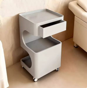 Tool <b>Cart</b> Customizable Logo With Drawers Barber Shop Hair salon High-end Beauty Trolley Beauty Salon Special Beauty Trolley - Product Image 2