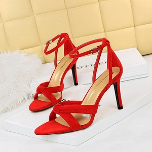 รองเท้าส้นสูงแบบผูกเชือกแฟชั่น Talon Pour Femm รุ่นใหม่ ขนาด 11 ซม./8.5 ซม. สำหรับผู้หญิง - Product Image 6