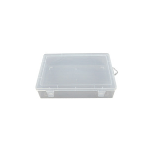 Rectangular Transparent Plastic Storage <b>Box</b> 25.9x17.3x6.2cm For Electronics Documents Tools Organizing - Product Image 5