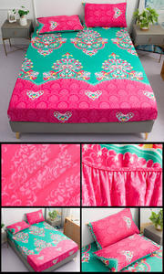 Ensemble de protège-matelas grand format antidérapant imprimé avec taies d'oreiller – Collection de literie tout compris - Product Image 2