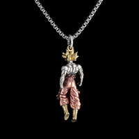 Anime New Temu Trendy Accessories Hot-Selling High-End Ins Alloy Necklace Butterfly Shape Pendant Link Personalized Wholesale