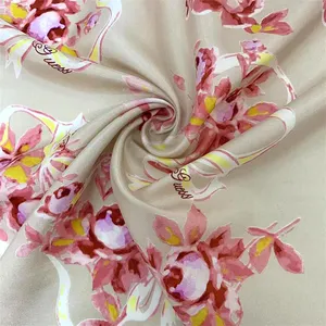 Breathable Soft Mulberry Silk Habotai 10mm 44Inches Printed Silk Habotai Fabric