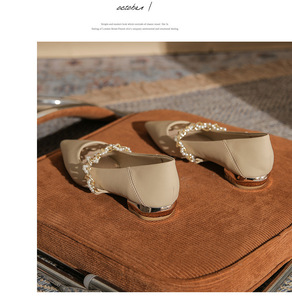 <span class=keywords><strong>Scarpe</strong></span> da sposa da donna classici con perline di perle Mujer Zapatos sandali con tacco avvolgente a punta décolleté <span class=keywords><strong>scarpe</strong></span> da sposa - Product Image 4