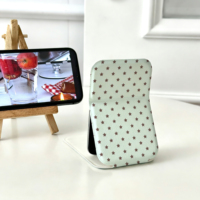 Cermin Rias Mini Gaya Korea yang Cantik, Desain Ukuran Saku Kecil, Aksesoris Manis ala INS untuk Dompet dan Tas Tangan