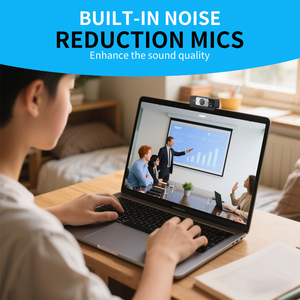 4k <span class=keywords><strong>Webcam</strong></span> cho PC với PDAF tự động lấy nét, ai tiếng ồn-hủy bỏ Mic, USB Plug & Play, 80 ° FOV & tự động điều chỉnh ánh sáng - Product Image 3