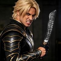 Espada de juguete masónica de plástico al por mayor con mango texturizado, espada de plástico estilo Gladius medieval de fantasía para cosplay
