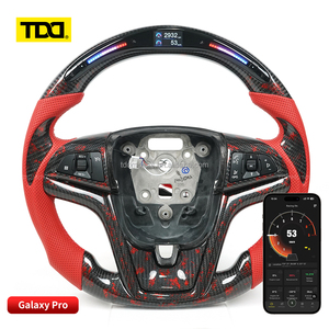 Volante Deportivo de Fibra de Carbono TDD LED para Chevrolet C5 C6 C7 C8 Silverado GMC Cruze Camaro SS, Volante Deportivo Personalizado Original - Product Image 3