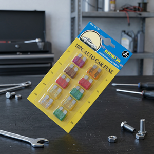 10 Fusibili a Lama per Automobili (Modello Electro DH 16006190 EAN 8430552005772 Confezione Blister) - Product Image 2