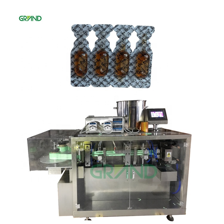 GGS-118 P2 маленькая медицинская пластиковая ампульная формовочная машина для розлива и герметизации для монодозы