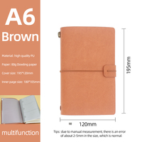 En gros Vintage En Cuir Véritable A6 Budget Classeur Ensemble À Feuilles Mobiles Système D'enveloppe De Monnaie Planificateur Journal Cahier Journal Cadeau pour