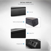 Barre de son à dents bleues 60W Direct d'usine avec caisson de basses filaire Hdmi optique USB AUX pour barre de son Tv 2.1ch haut-parleur Home cinéma