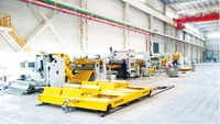 Bobine en aluminium inoxydable/carbone/acier galvanisé coupée à la longueur de la ligne Machine pour niveler les tôles et dérouler le cisaillement