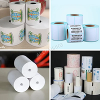 Máquina Automática para Cortar Papel Térmico, Rollos de Papel para Ploter sin Núcleo, Máquina para Rebobinar y Cortar Papel para Cajas Registradoras