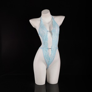 Combinaison transparente sexy pour femmes, sans manches, extensible, lingerie, chemise de nuit 8442 - Product Image 2
