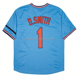 Cuciture di Alta Qualità Personalizzabili # Maglia da Baseball Americana Ricamata Ozzie Smith - Product Image 5