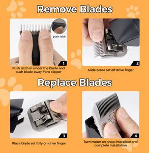 Biểu tượng tùy chỉnh vật nuôi Clipper A5 lưỡi 3F/4F/5F/7F/10 #/30 #/40 # con chó chải chuốt tóc Clipper thay thế lưỡi - Product Image 6