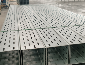 Plateau de câblage en acier inoxydable 316L résistant à l'eau de mer, chemin de câbles en aluminium pour la pose de câbles dans la construction industrielle - Product Image 6