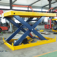 Plateforme élévatrice électrique hydraulique à ciseaux fixe CHANGDING CFY-3T en acier au manganèse haute résistance, 3-5m/min pour chargement/déchargement