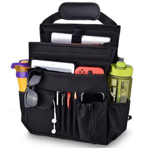 Sac de rangement pour siège avant de voiture le plus vendu avec sangle de suspension pour ordinateur portable, organisateur de voiture portable, sac à dos - Product Image 5