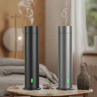 Vente en gros de diffuseur d'arôme de tour d'huile essentielle intelligente sans eau Silver Black Home Hotel pour chambre à coucher à domicile