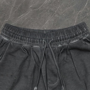 Shorts Bermuda en Coton Uni pour Homme, Taille à Cordon, Style Décontracté, Taille Mi-Haute, Tissu Respirant, Construction Tissée - Product Image 5