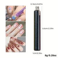 Nouveau stylo à points pour nail art, motif fleur en acrylique, outil rapide pour le nail art DIY, stylo de précision pour ongles
