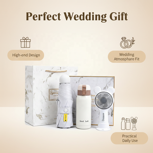 Coffret Cadeau d'Anniversaire Lunaire pour Femme : Éventail Portable, Bouteille Isotherme et Parapluie Pliant pour Montrer que Vous les Tenez à Cœur - Product Image 4