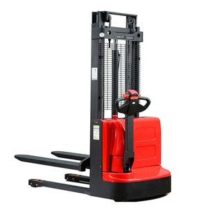 Chariot élévateur manuel à fourche, capacité de charge 1 tonne, longueur de fourche 1200 mm, utilisation debout, usage intérieur, équipement pour usine de fabrication - Product Image 5