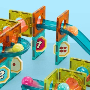110 PCS Magnete Marble Run Veloce Piastrelle Pista Magnetica Blocchi di Costruzione Giocattoli STELO Kit di Apprendimento per le Ragazze Dei Ragazzi - Product Image 2