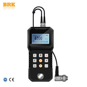 금속 세라믹 플라스틱 유리 범위 0.75-230mm 강철 BRK 6mm 프로브 휴대용 디지털 초음파 두께 게이지/미터 - Product Image 6