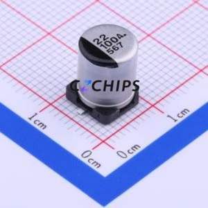 Condensador Electrolítico de Aluminio SMD EEE2AA220UP, D8xL10.2mm 22uF 20% 100V 70mA-120Hz - Product Image 1