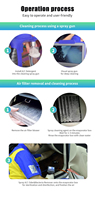 Bahan Kimia Pendingin Udara, Pembersih Evaporator AC, Semprotan Pembersih AC Mobil, Bahan Kimia Pembersih Sistem AC