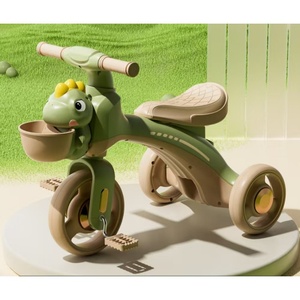 Tricycles pour enfants à bas prix, best-sellers, avec poignée de poussée, draisienne, voiture multifonctionnelle, tricycle bébé - Product Image 2