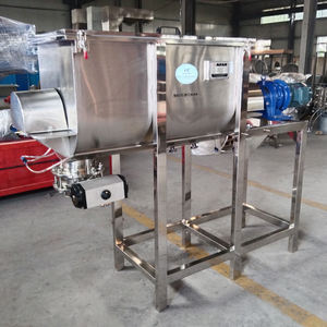 Mélangeur à ruban horizontal antidéflagrant, moteur AC, alimentation et déchargement automatiques, mélangeur efficace en acier inoxydable, produits chimiques fins - Product Image 3