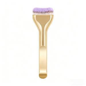 Pinceau aérographe pour fond de teint et correcteur, qualité professionnelle, poils synthétiques, écologique, manche multifonctionnel de luxe, baume à lèvres - Product Image 4