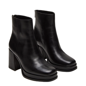Nouveauté 2026 : <span class=keywords><strong>Bottes</strong></span> à talons épais pour femmes, bottines <span class=keywords><strong>noires</strong></span> à double plateforme, vente en gros - Product Image 1