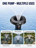 Pompe à oxygénation pour bassin COP-20000, pompe à eau flottante circulante, grande pompe de fontaine pour aménagement paysager