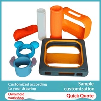 Housse de protection en silicone personnalisée OEM ODM, de qualité alimentaire, antichoc, pour bouteille, outil électronique, appareil, prix d'usine