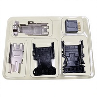 Connecteur servo SM-10 10 broches plaqué or, boîtier plastique noir, connecteur à encliquetage, disponible pour achat direct, expédition le jour même