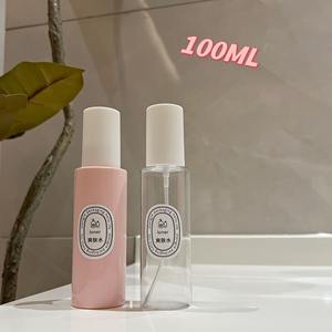 Botol semprot dinding tebal bening merah muda, wadah penyemprot kabut halus 100ml 200ml 250ml untuk kemasan kosmetik - Product Image 2