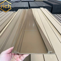 Panneaux muraux extérieurs en PVC WPC pour revêtement extérieur, co-extrusion, décoration extérieure, vente en gros d'usine