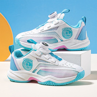 Chaussures de badminton Cema pour garçons, haute élasticité, bouton rotatif, respirantes, basses, légères, amortissantes, chaussures de sport d'été
