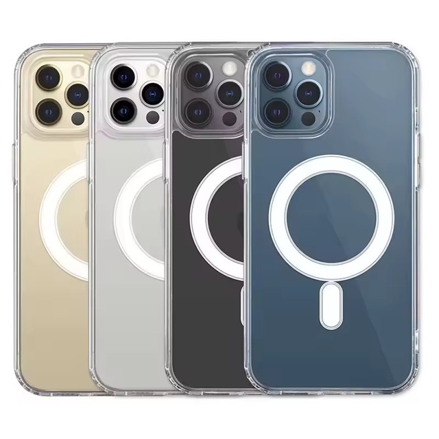 In Stock Transparent Hybrid Phone Case TPU PC Shockproof Magnetic Phone Case for iPhone 17 Pro 18Pro 18 Pro Max