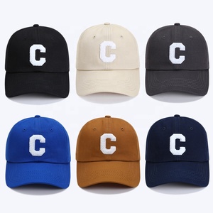 Cappello Sportivo da Baseball <span class=keywords><strong>a</strong></span> 6 Pannelli Personalizzato Multicolore con Ricamo 3D <span class=keywords><strong>a</strong></span> Lettera <span class=keywords><strong>C</strong></span>, Regolabile, Casual, Unisex, per Street Style e Business - Vendita all'Ingrosso - Product Image 2