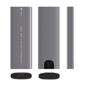 Nouvel boîtier externe pour disque dur USB3.1 Type-C + M.2 NVME 2.5 pouces sans fil 10000 tr/min Vitesse de lecture/écriture 100-200 Mo/s - Product Image 2