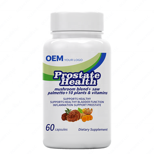 Capsules à base de plantes puissantes pour la prostate, marque privée OEM en gros, pour hommes, soutien de la prostate, santé des voies urinaires - Product Image 1