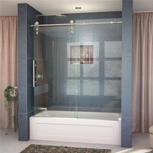 Haute qualité pliante en verre trempé simple <span class=keywords><strong>baignoire</strong></span> porte de <span class=keywords><strong>douche</strong></span> écran - Product Image 6