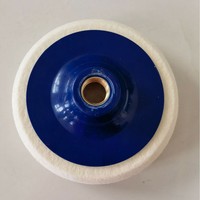 Disque abrasif en feutre de laine haute brillance M14 de 100 mm, 115 mm, 125 mm, personnalisé OEM, pour le polissage des métaux, meuleuse d'angle