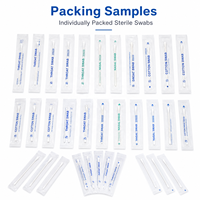 Automatische Horizontale Probenentnahme-Maschine für Sterile Einzelne Nasen- und Hals-Wattestäbchen mit Flowpack-Verpackung